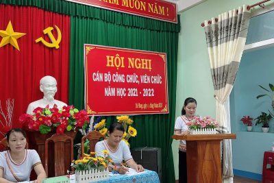 Hội nghị CBCC-VC Năm học: 2021-2022